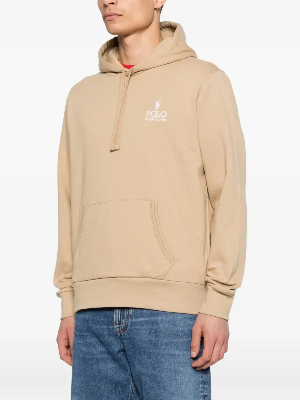 Толстовка с капюшоном на шнуровке Polo Ralph Lauren, нейтральный — фото 3
