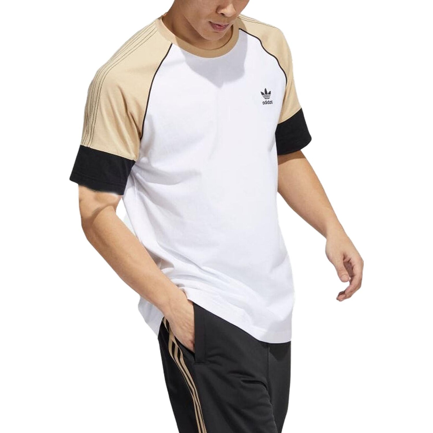 Футболка ORIGINALS SUPERSTAR SST мужская белая Adidas Originals, белый — фото 4