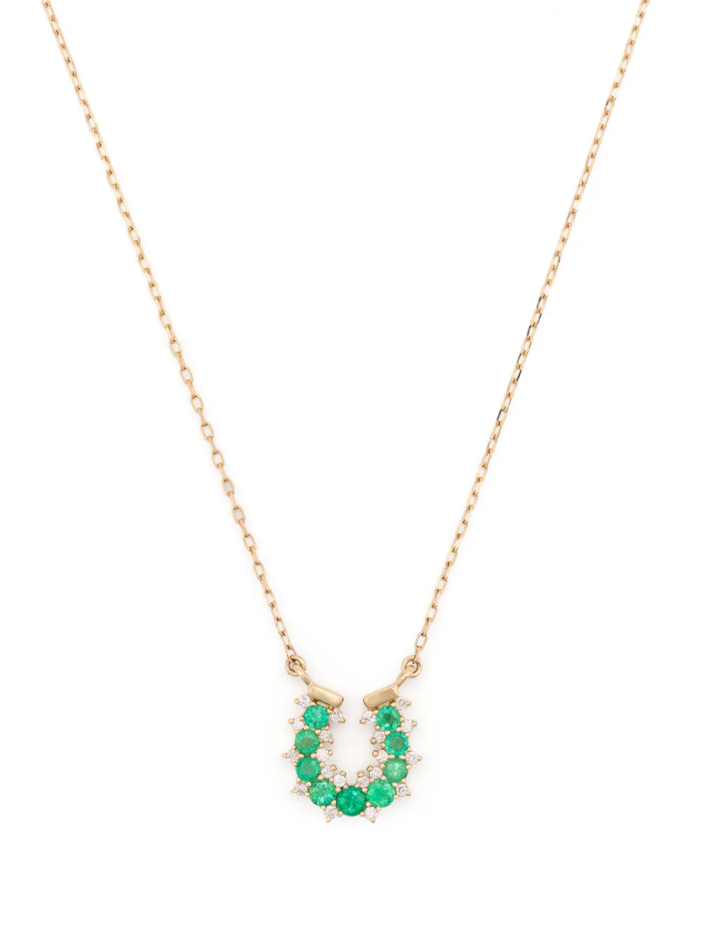 

Колье Horseshoe из желтого золота с бриллиантами Adina Reyter, золотой