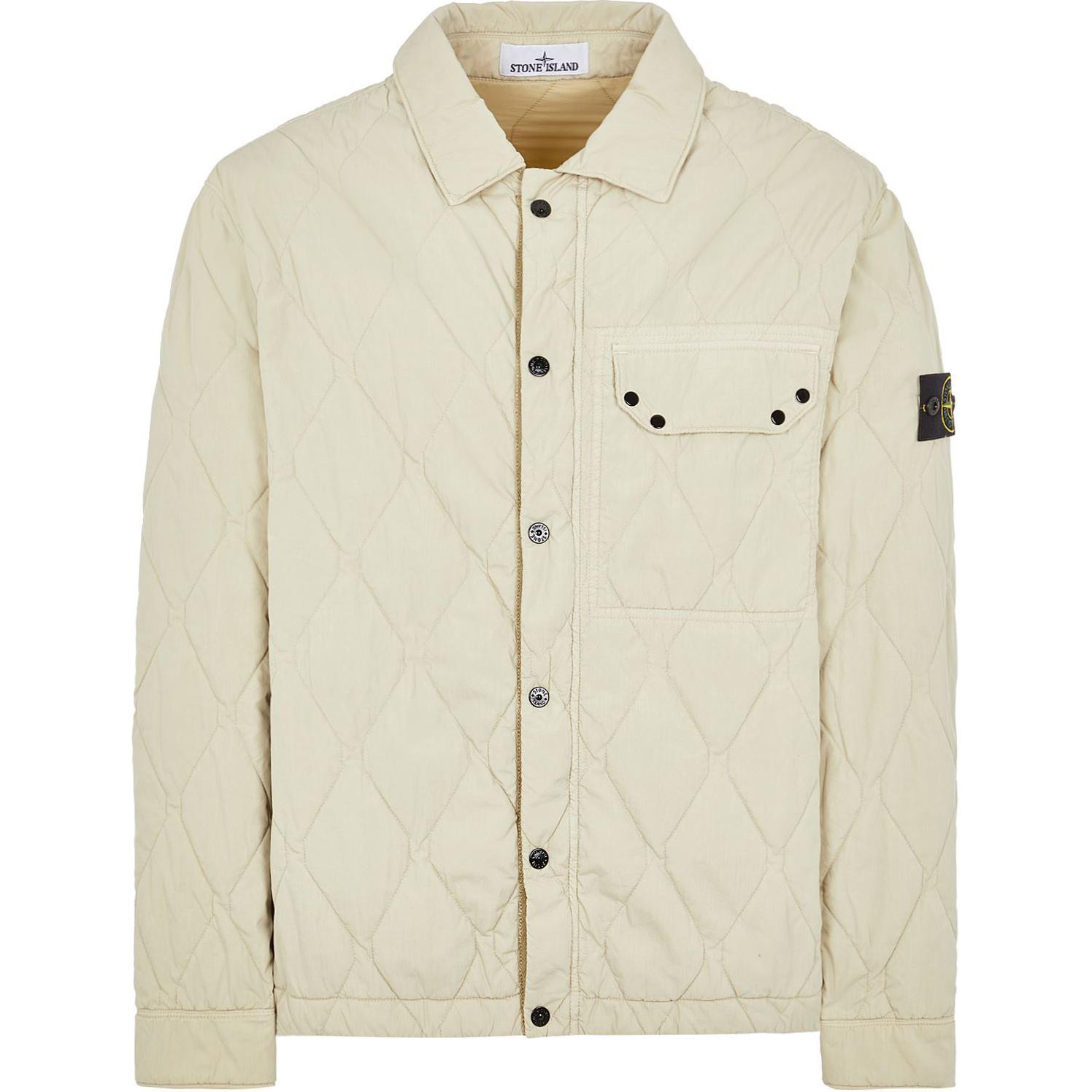 

STONE ISLAND Стеганая куртка Compass, Sand