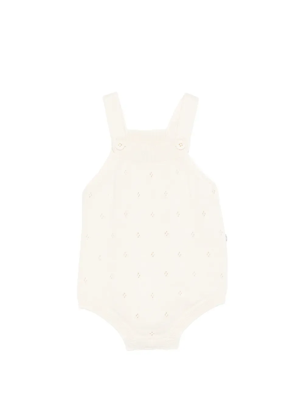 Ажурный комбинезон Petit Bateau, бежевый