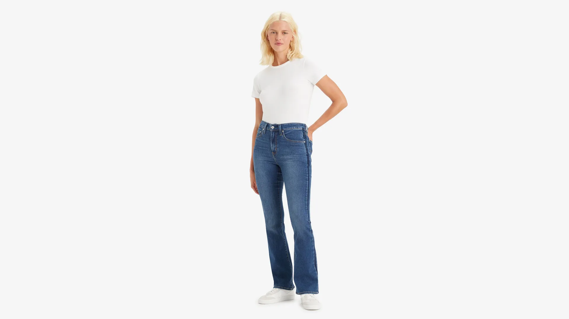 

725 женские джинсы Bootcut с высокой посадкой Levi's, цвет Did It Matter - Dark Wash