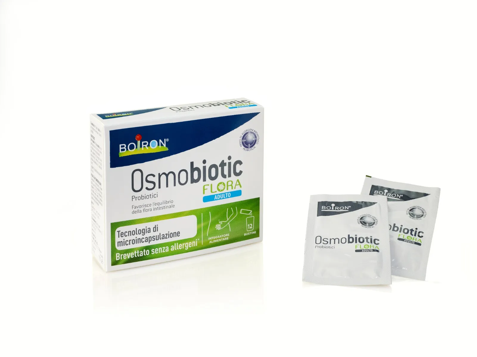 

Boiron Osmobiotic Flora Пробиотическая добавка для взрослых, 12 пакетиков для здоровья кишечника