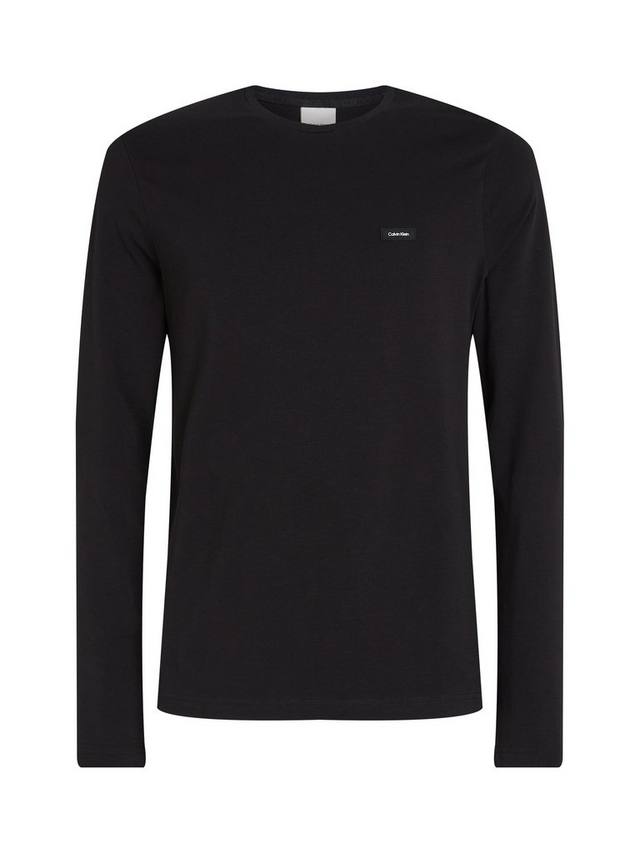 

Облегающая футболка из эластичного хлопка Calvin Klein, цвет Ck Black