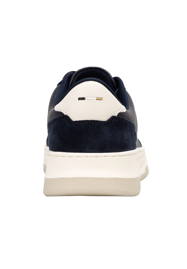 Кроссовки - baltimore tenn sdltb low shoe из натуральной кожи с логотипом Boss, синий — фото 3