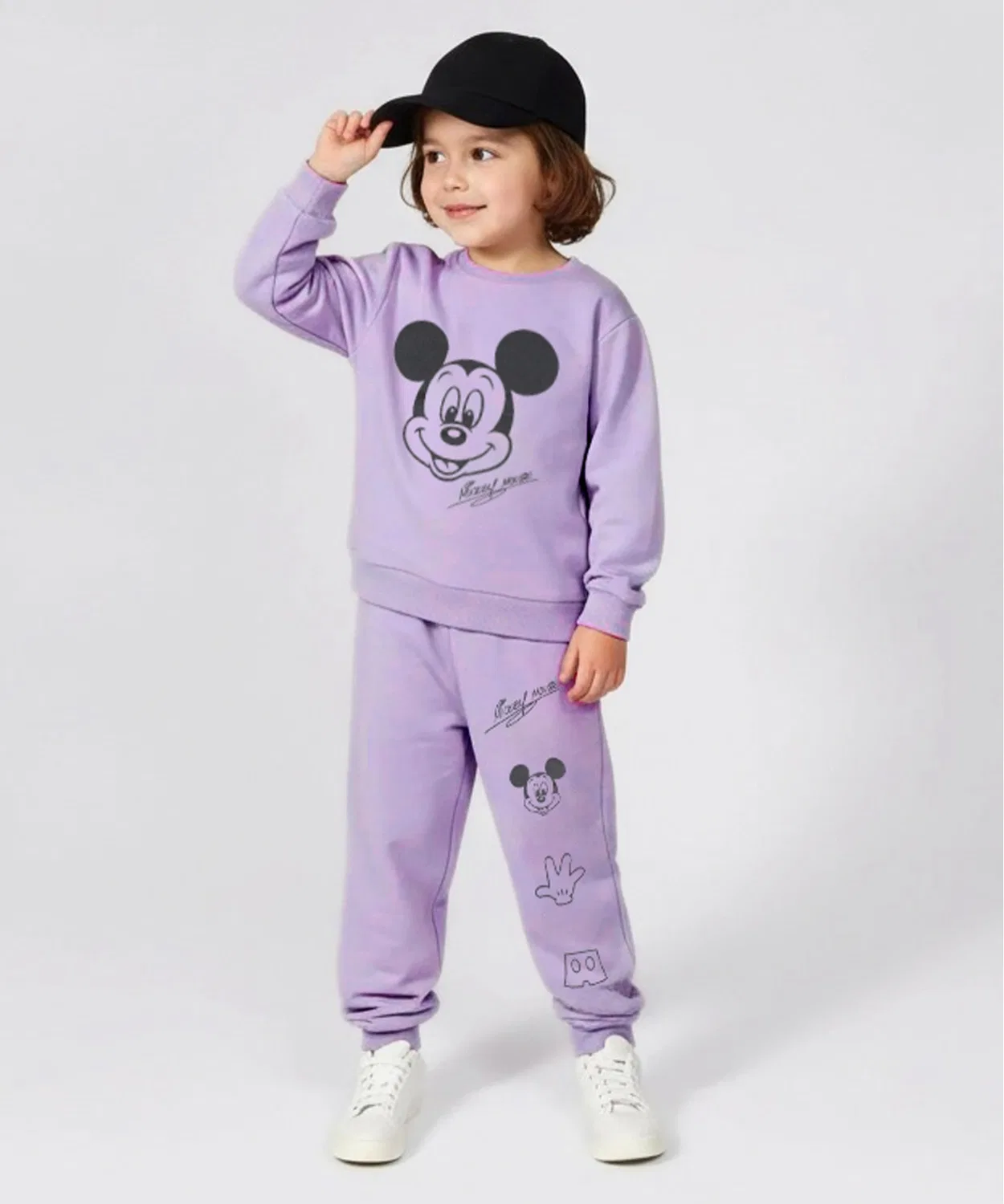 Детский костюм с принтом Disney BABYDOLL фиолетовый