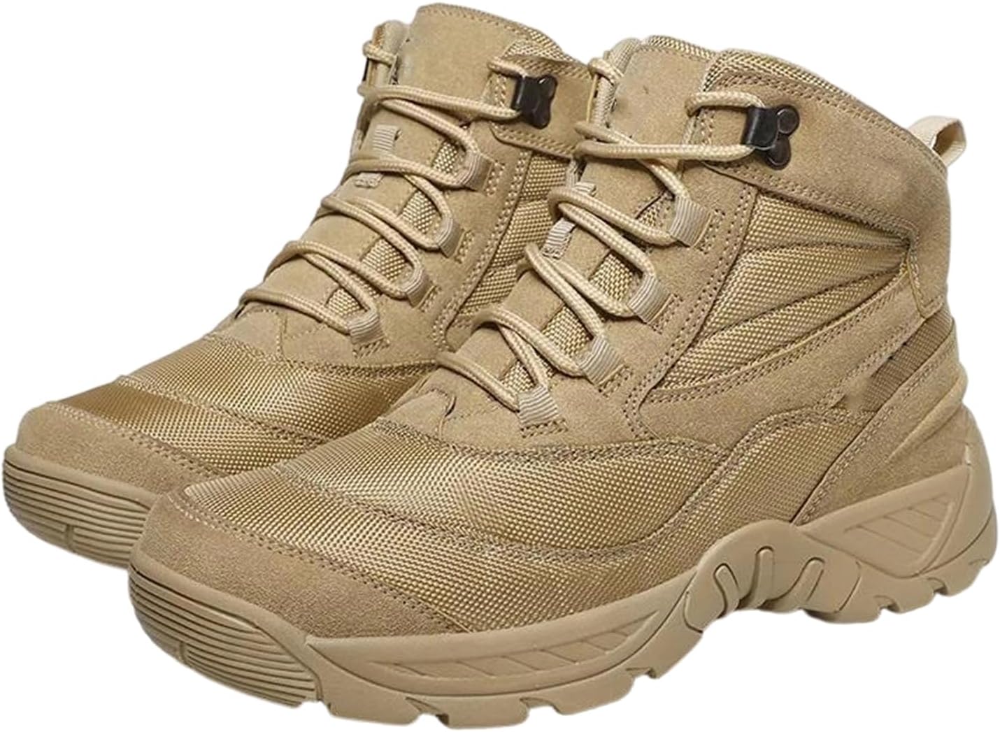 

Мужские ретро-мотоциклетные ботинки Alloaone для активного отдыха на улице, удобные для ходьбы, дышащие, с поддерживающей посадкой, рабочие, Sand