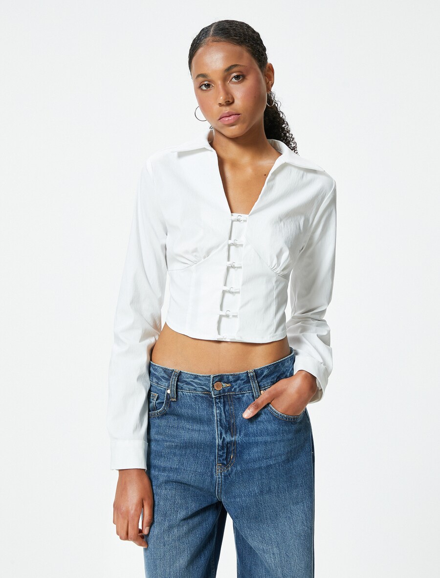 

Блузка Koton Blouse, белый