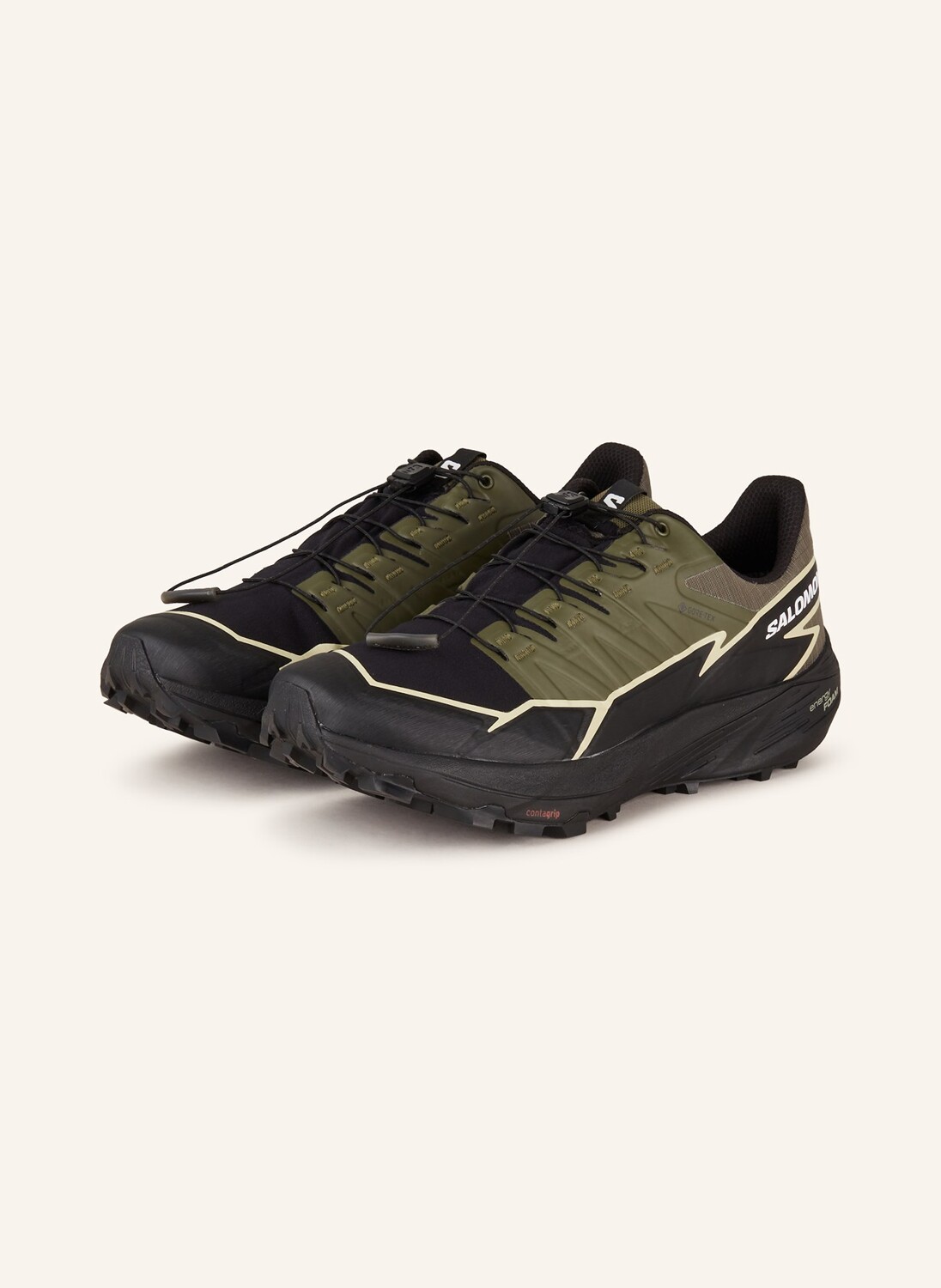 

Кроссовки для бега по пересеченной местности thundercross gtx SALOMON, цвет KHAKI/SCHWARZ