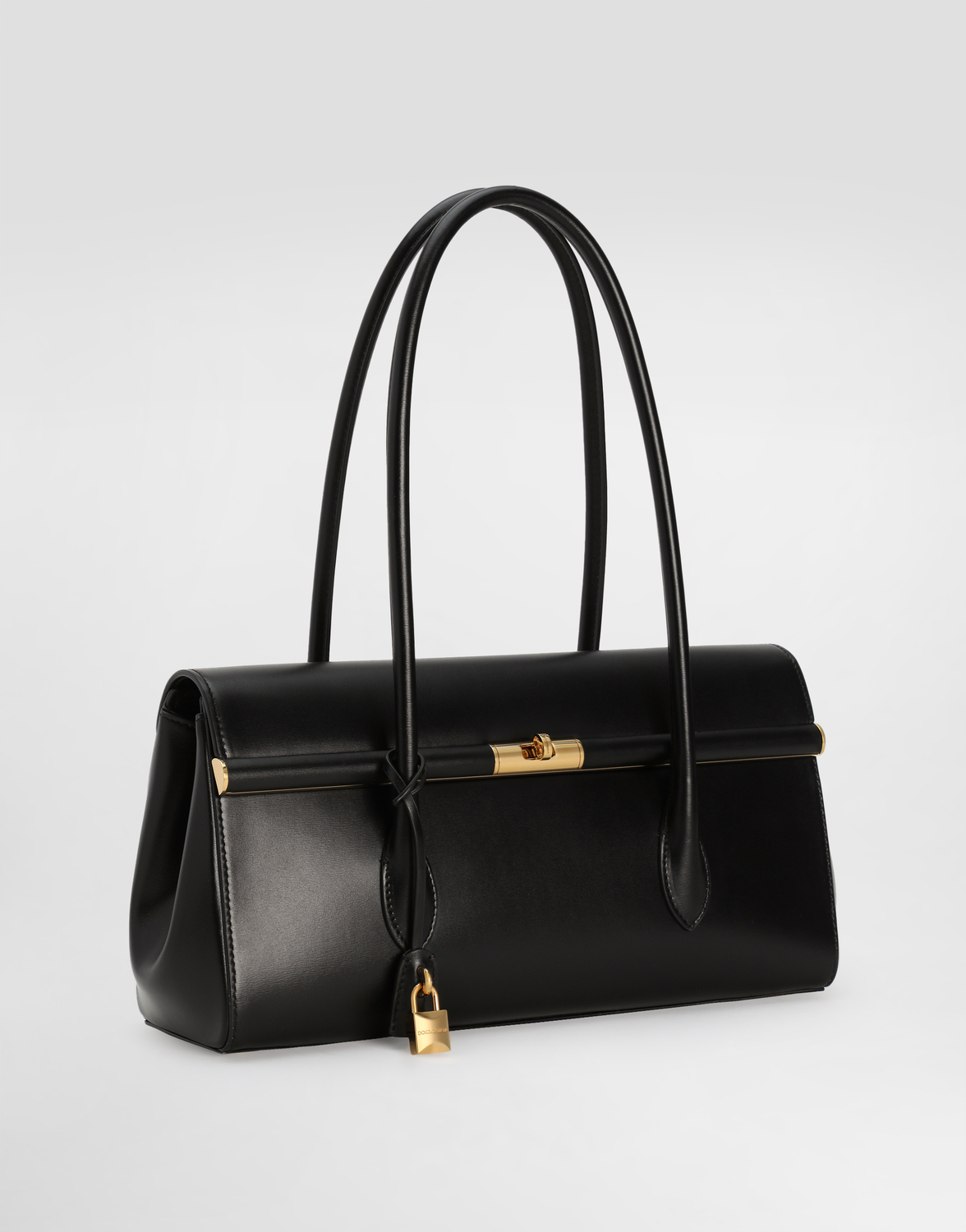 Сумка Marlene из телячьей кожи palmellato DOLCE & GABBANA, черный — фото 3