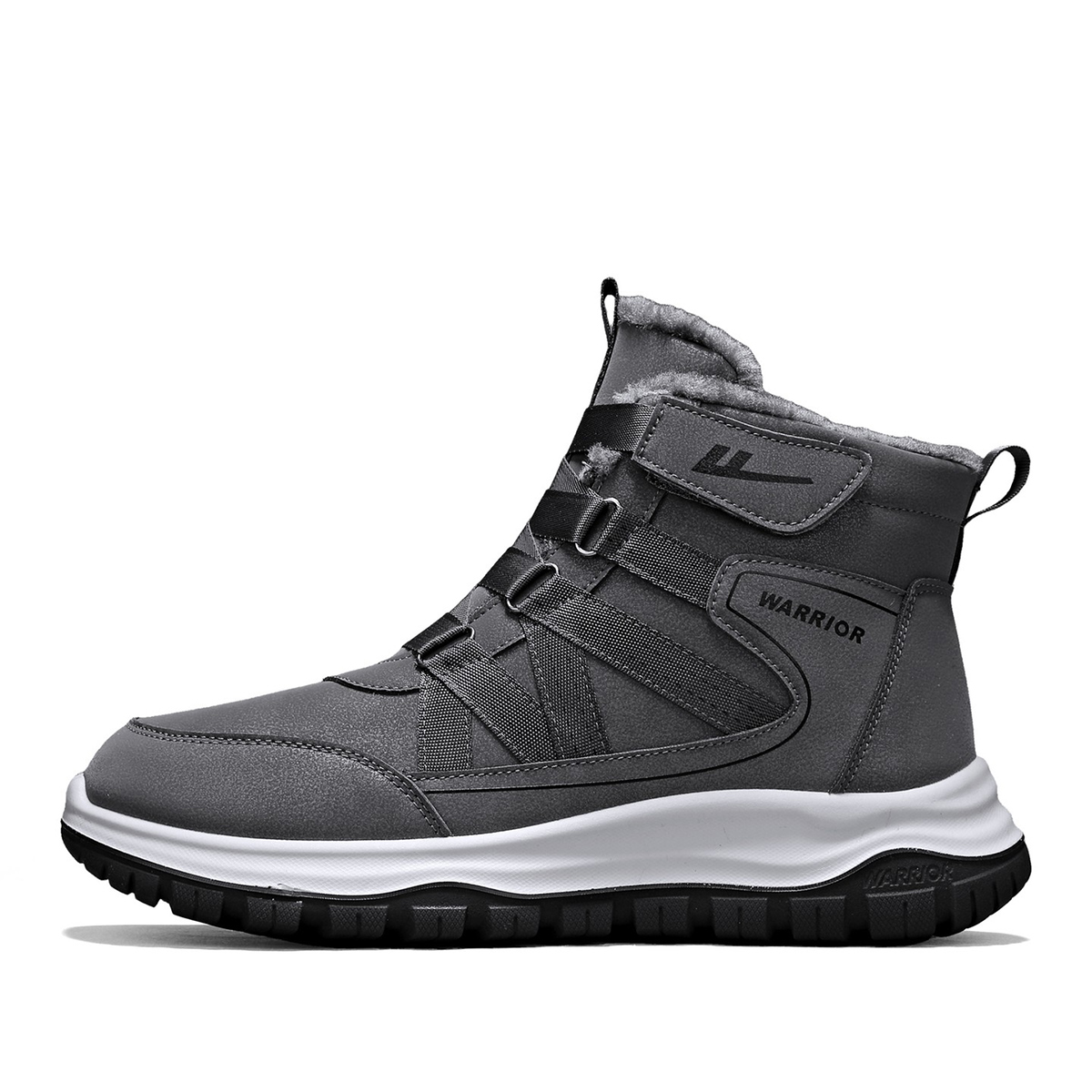 WARRIOR Зимние ботинки мужские Black/Gray — фото 2