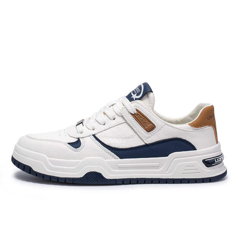 

Кроссовки ENRICO COVERI Skateboarding Shoes Men Low-top, бежевый/синий