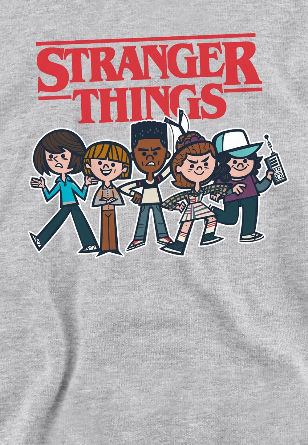Детская худи Stranger Things Athletic Heather, серый — фото 2