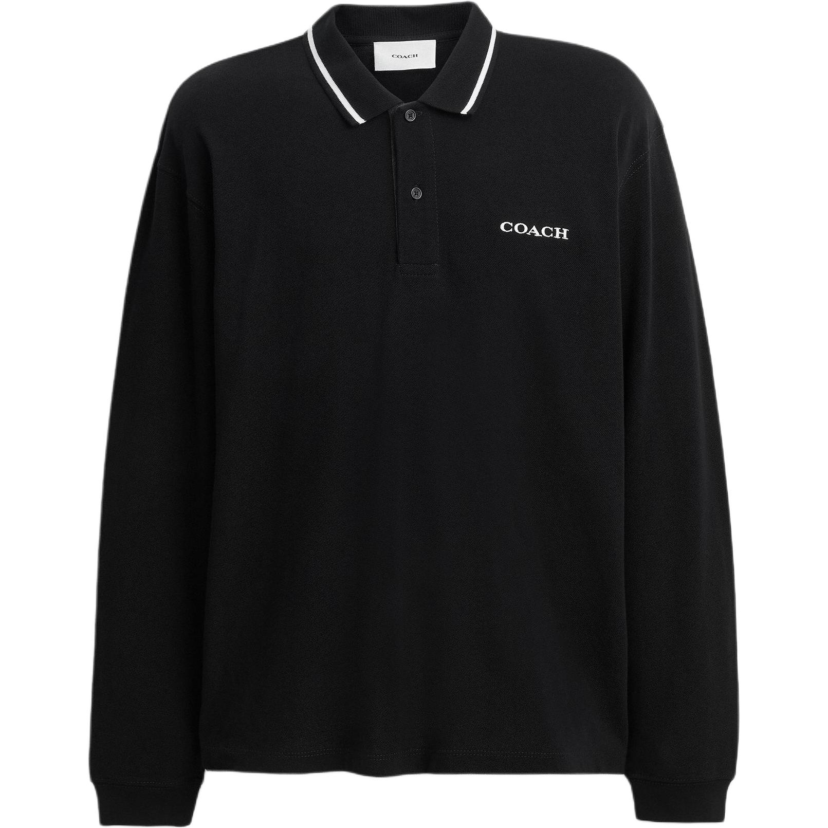 

Coach Мужские рубашки поло, черные, с воротником-стойкой, средней толщины, другие, Черный, Coach Мужские рубашки поло, черные, с воротником-стойкой, средней толщины, другие