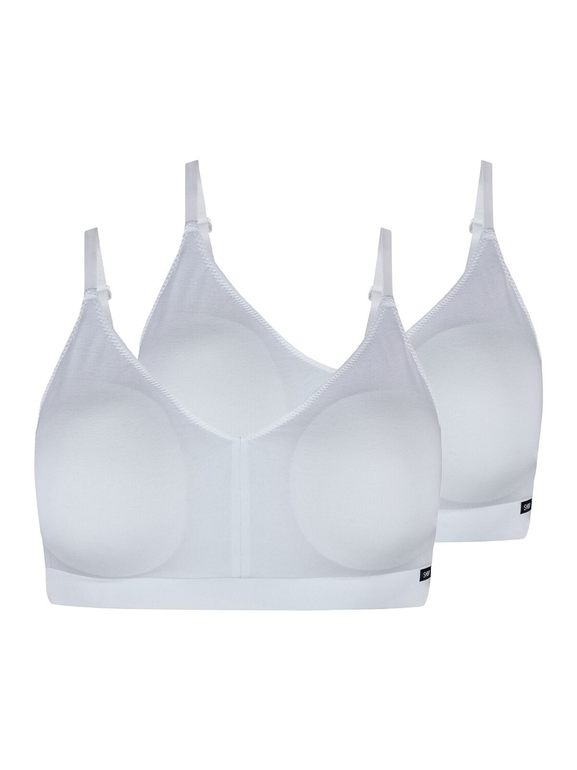 

Бюстгальтер без косточек Skiny 2er Pack Soft BH herausnehmbare Pads, белый