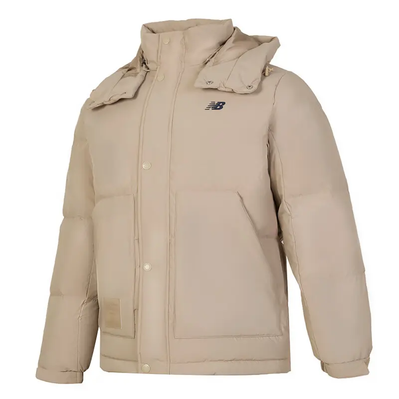 

New Balance Куртка пуховая мужская коричневая, Brown