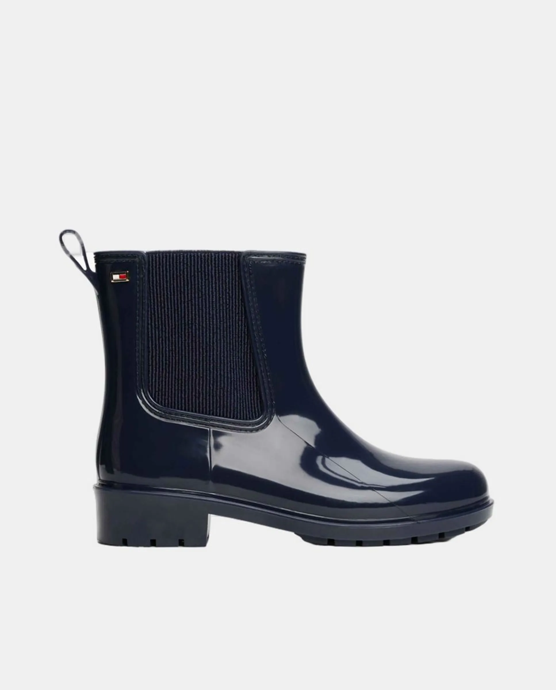 Резиновые сапоги с логотипом Tommy Hilfiger, темно-синий