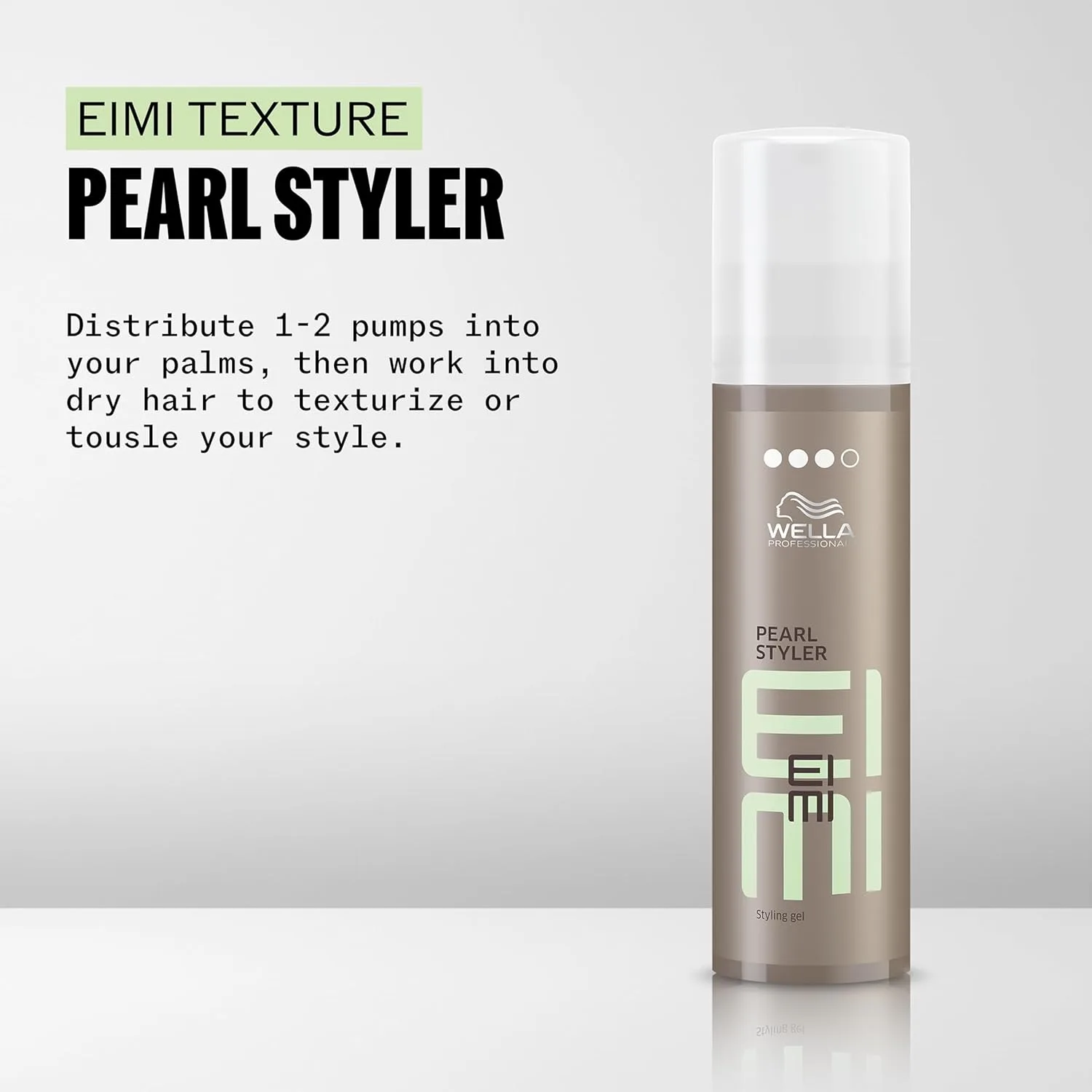 Wella Professionals EIMI Pearl Styler | Гель для текстурирования волос | Гибкая и сильная фиксация | Придает объем и блеск | Защита от УФ-излучения | 3,59 жидких унций — фото 2