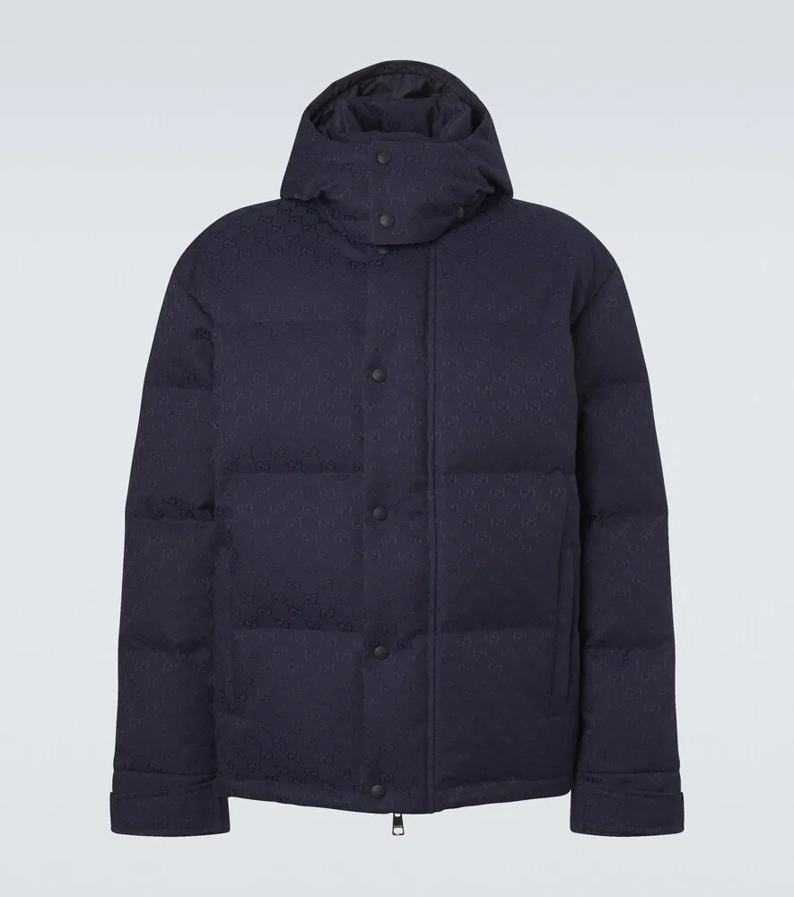 Пуховая куртка Gucci GG Canvas, синий