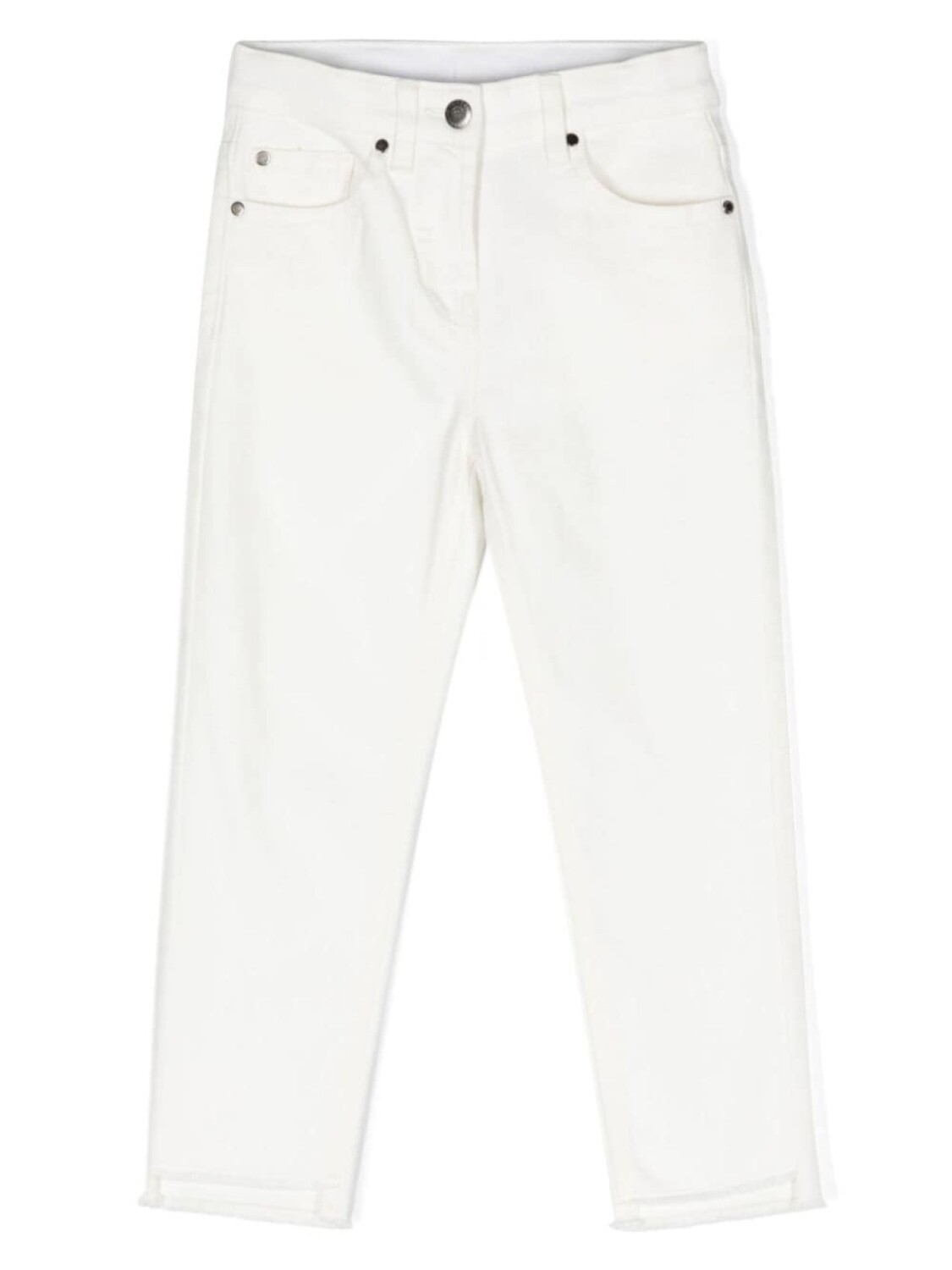 

Stella McCartney Kids прямые джинсы средней посадки, белый