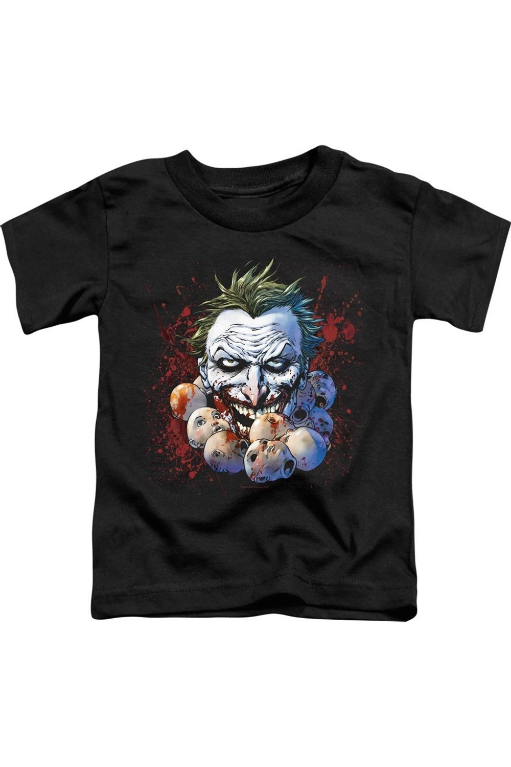 

Футболка с коротким рукавом для малышей с принтом голов кукол Justice League of America Gildan, черный