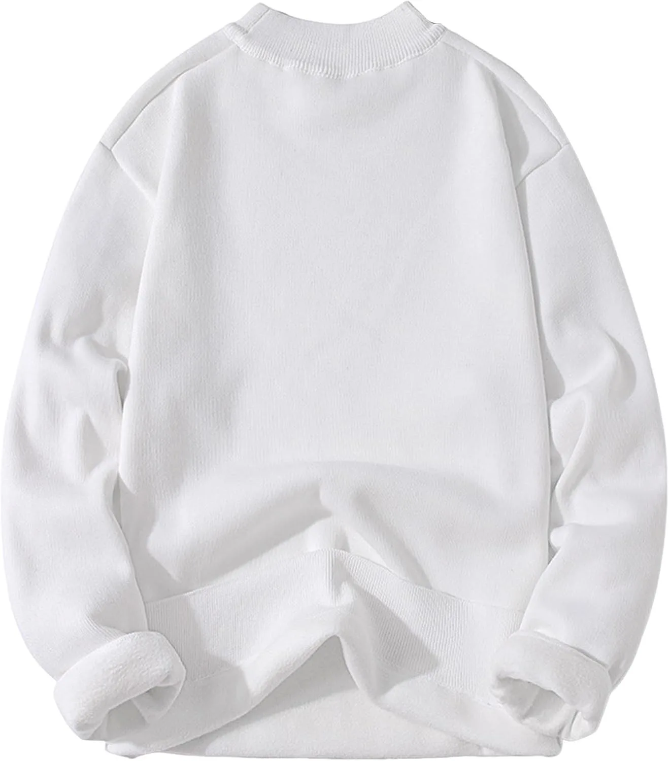 

Мужской свитер Cambkatl с флисовой подкладкой, свободный, с длинным рукавом