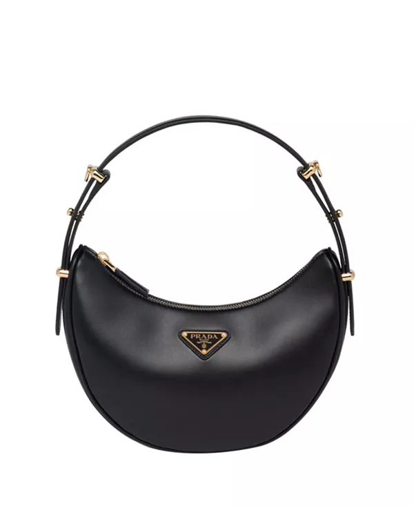 

Маленькая кожаная сумка через плечо Arque Prada, черный