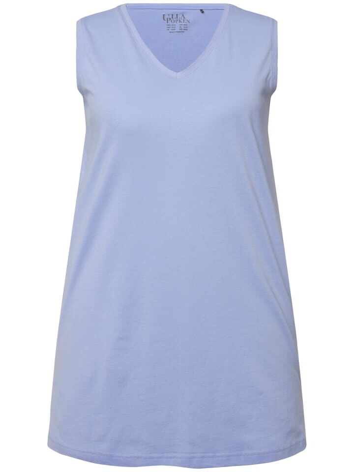 

Футболка Ulla Popken Strick Top, цвет himmelblau
