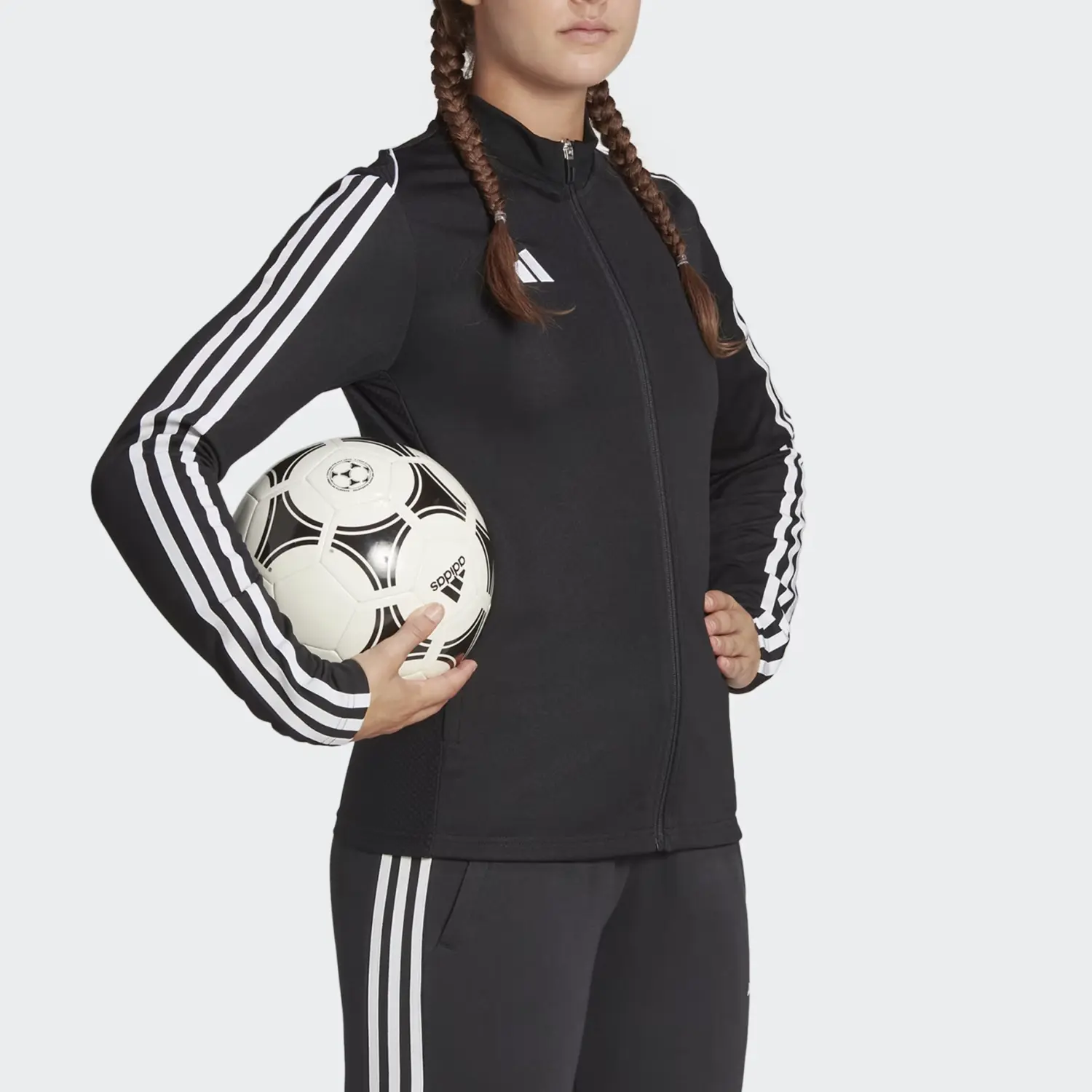 Куртка женская черный Adidas — фото 3