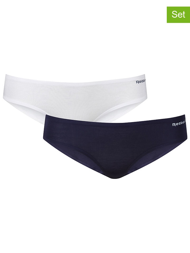 

Трусы Reebok 2er-Set: Slips Madison, цвет Weiß/Dunkelblau
