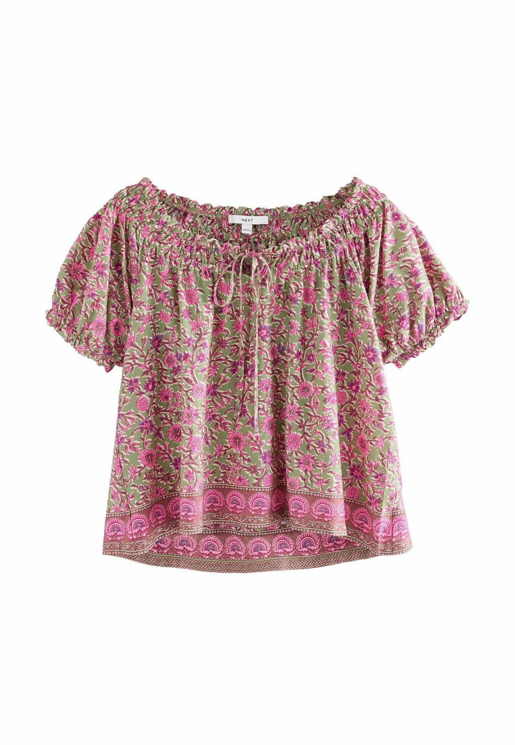 

Блуза SHORT SLEEVE Next, зеленый