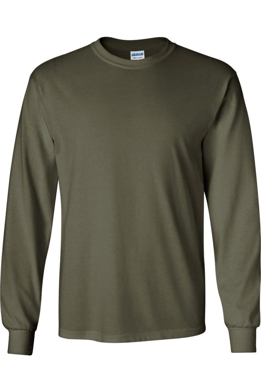 

Футболка с длинным рукавом Gildan Ultra Cotton, хаки