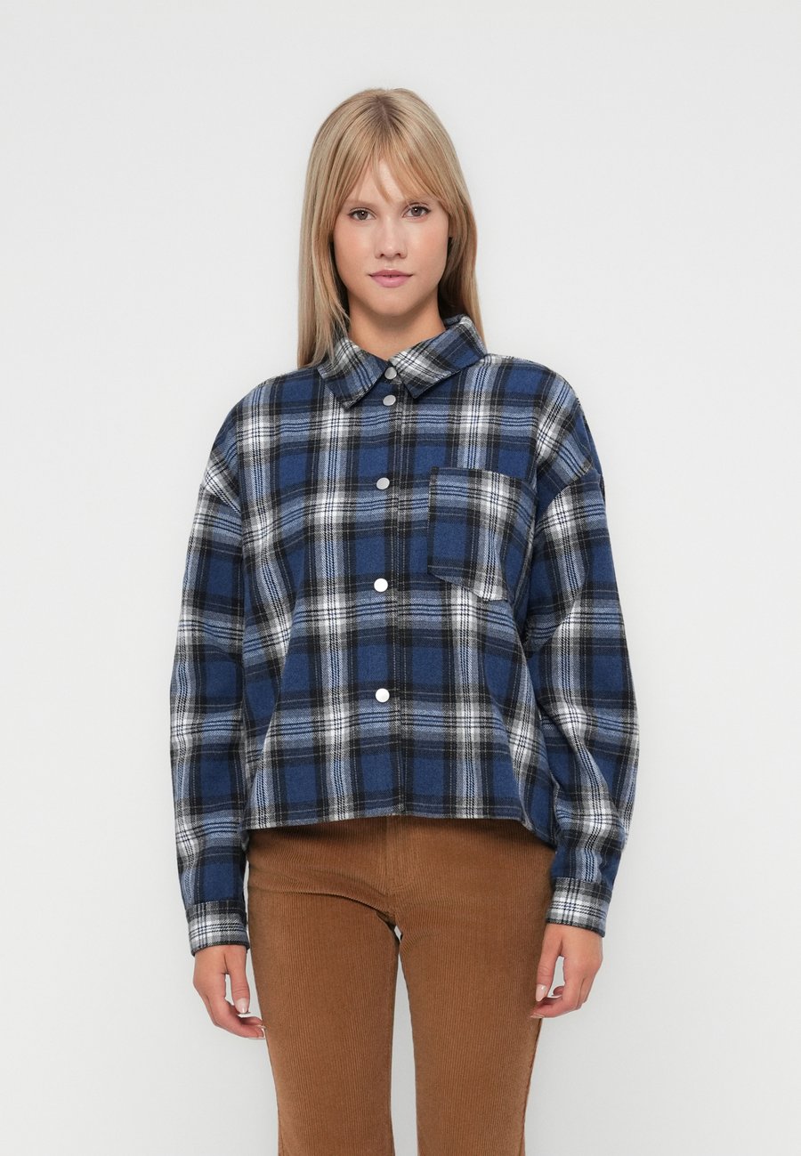 

Блуза Noisy May NMSILAS BUTTON, Limoges/Blue/Grey/Dark Blue