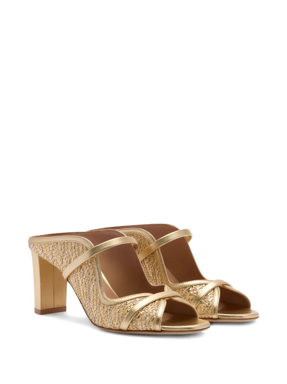 Мюли Norah 70 Malone Souliers, золотой — фото 2
