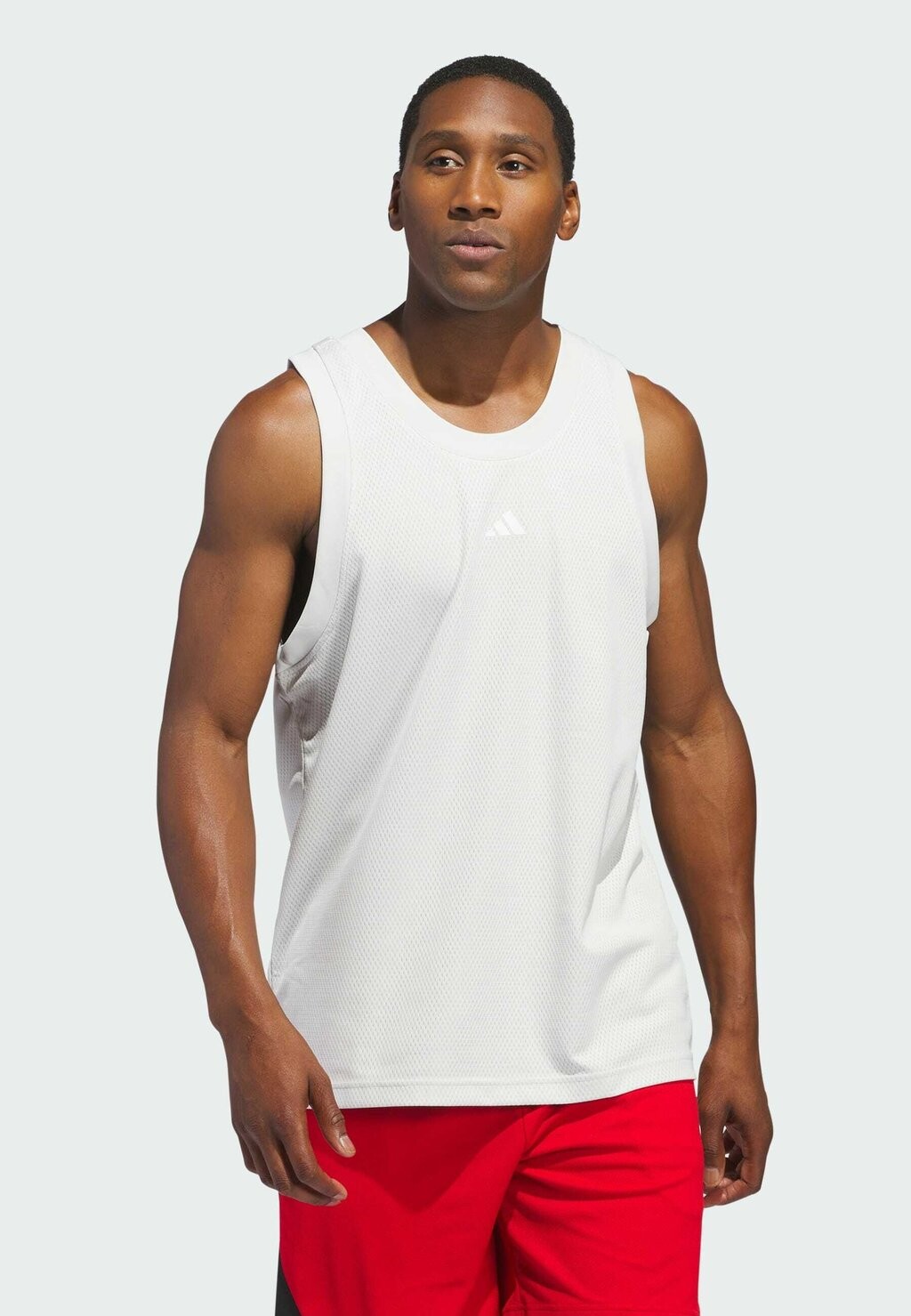 

Топ LEGENDS TANK adidas Performance, цвет orbit grey white