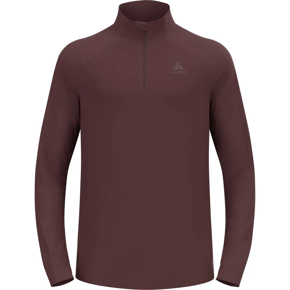 

Флис Odlo Essential Ceramiwarm half zip, коричневый