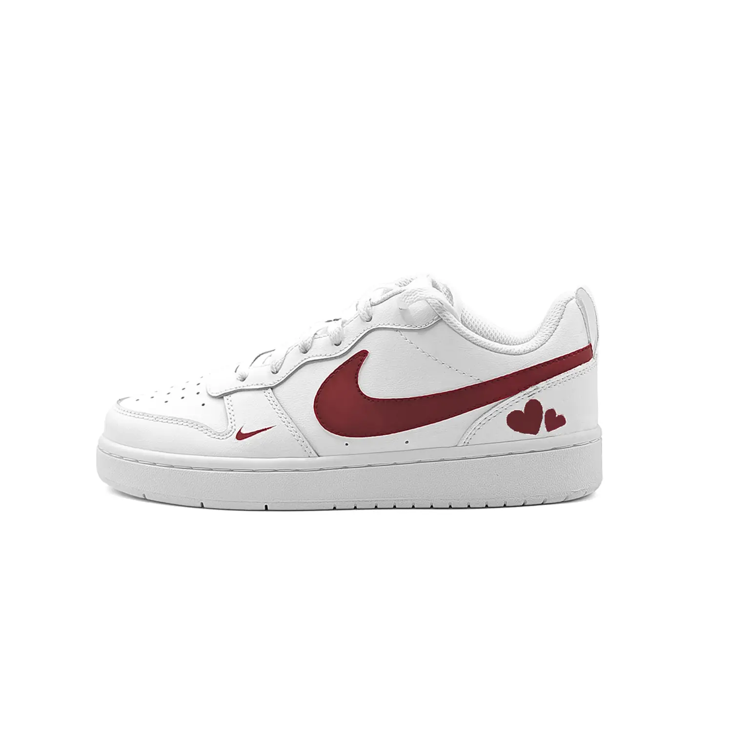

Обувь для скейтбординга Court Borough 2 для детей, начальная школа Nike, цвет Deep Red