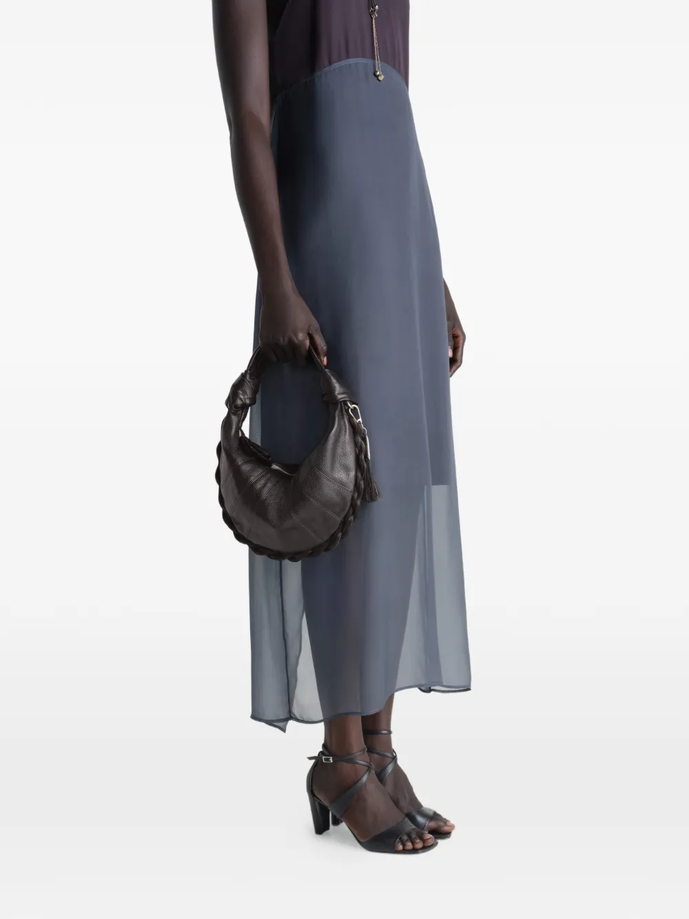 

Мини-тоут Fortune Croissant с прострочкой Lemaire, коричневый