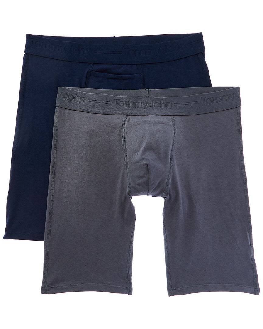 

Трусы-боксеры Tommy John 2pk Cotton Basics, синий
