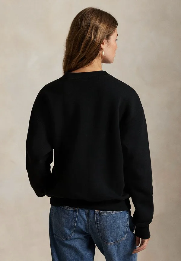 Свитшот Polo Ralph Lauren Lightweight Fleece, черный — фото 4