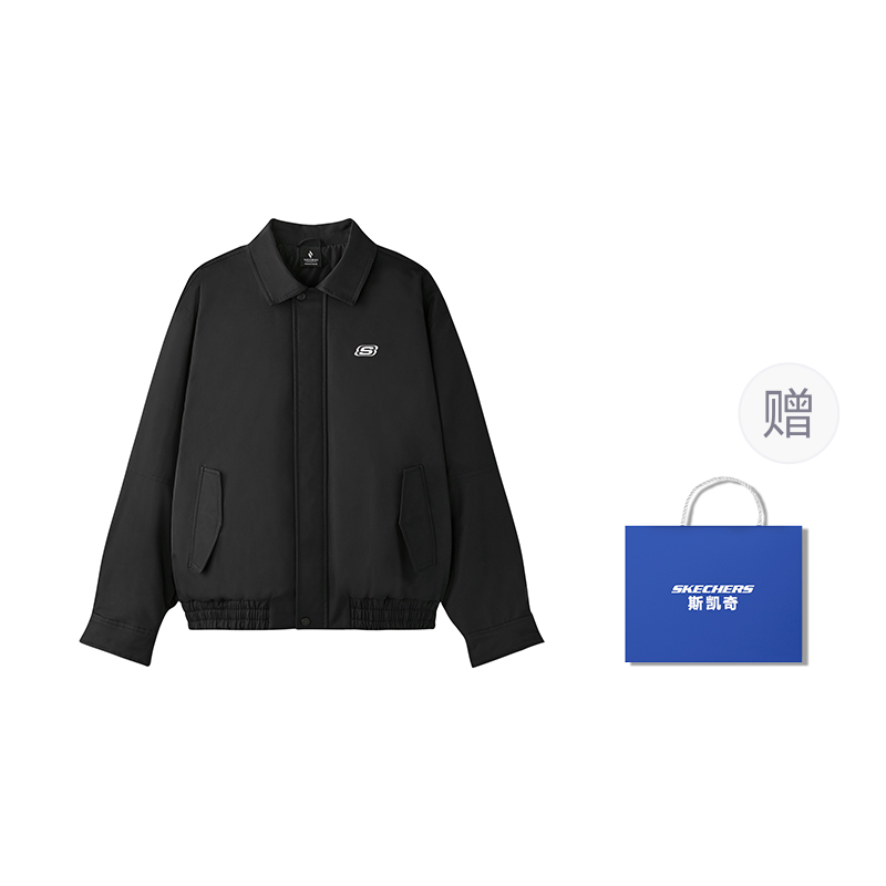 

Skechers Пуховик унисекс угольно-черный, Carbon Black-Shopping Bag Included