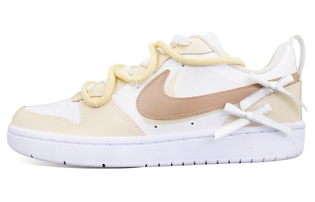 

Кроссовки Nike Court Borough Skateboarding Shoes Women's Low-top Beige/yellow/white, цвет Off White