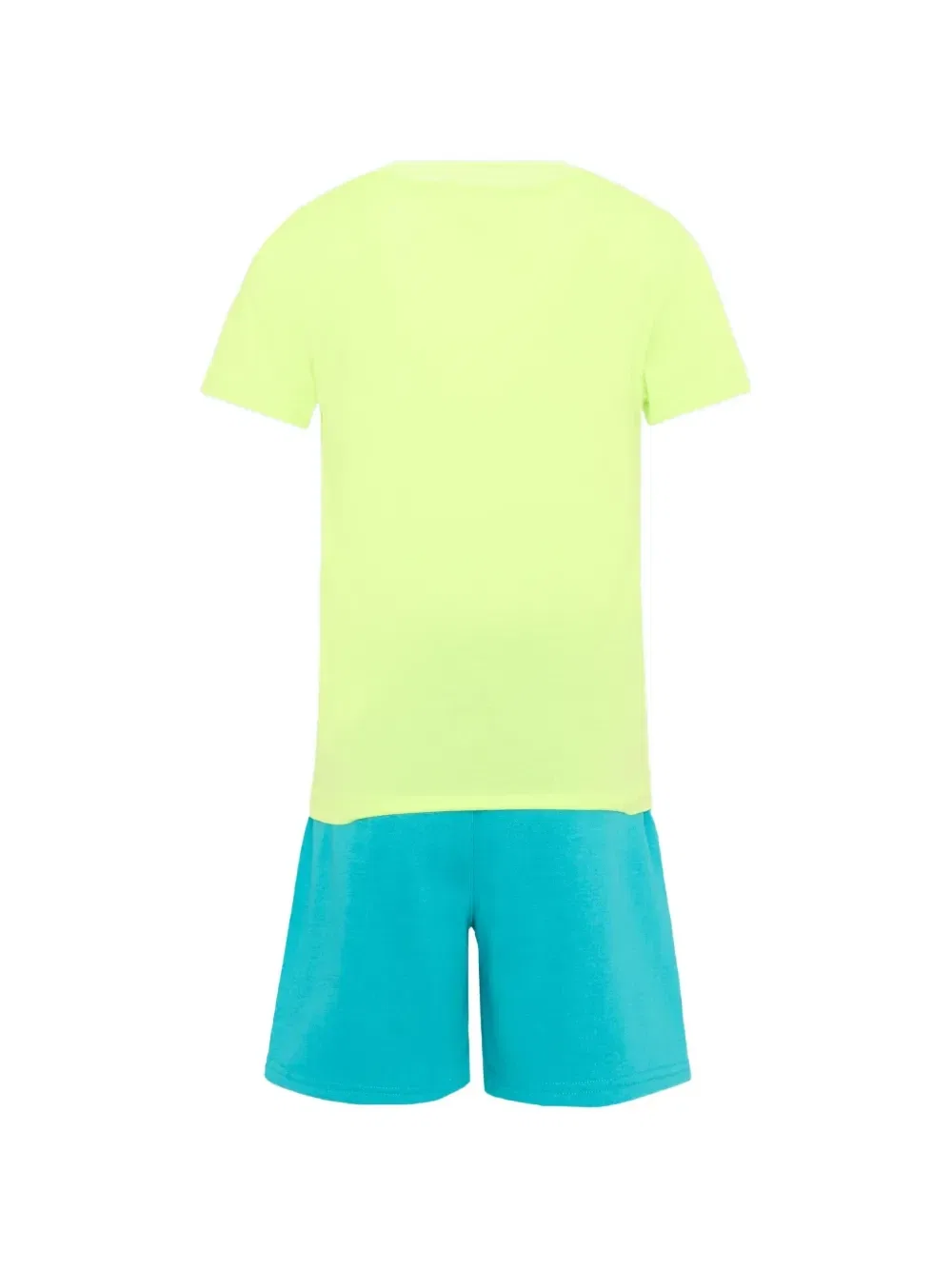 Спортивный костюм с логотипом Just Do It и шортами Nike Kids, зеленый — фото 2