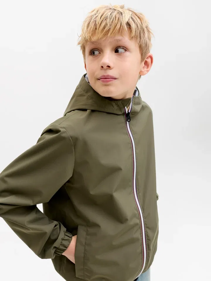 Блузон Jake JACK & JONES Junior, хаки — фото 4
