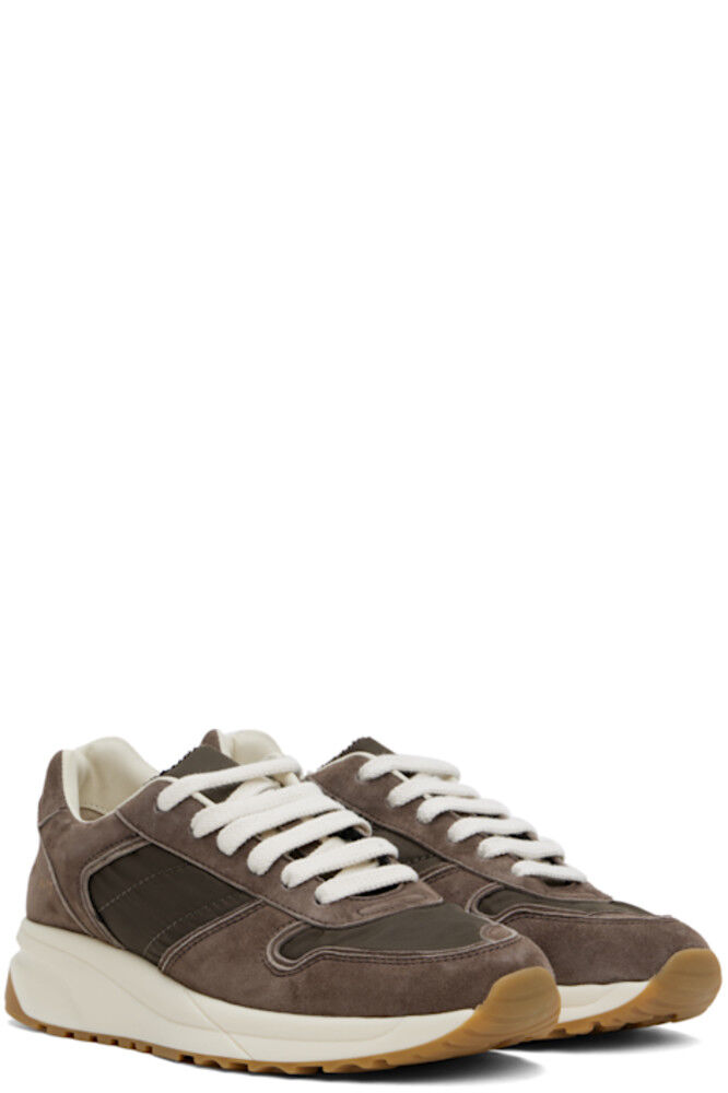 Коричневые кроссовки Track Premium Common Projects — фото 4
