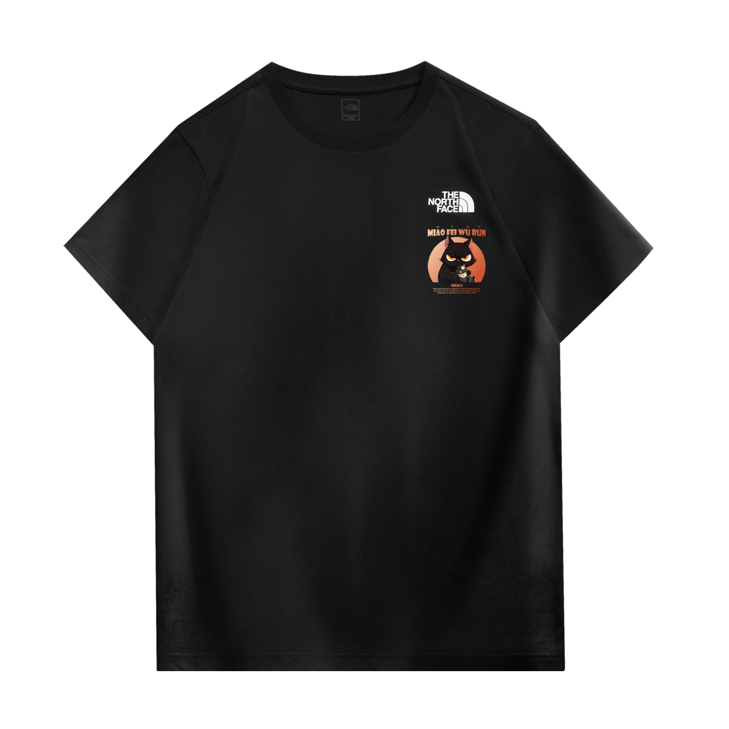 

Футболка унисекс черная THE NORTH FACE