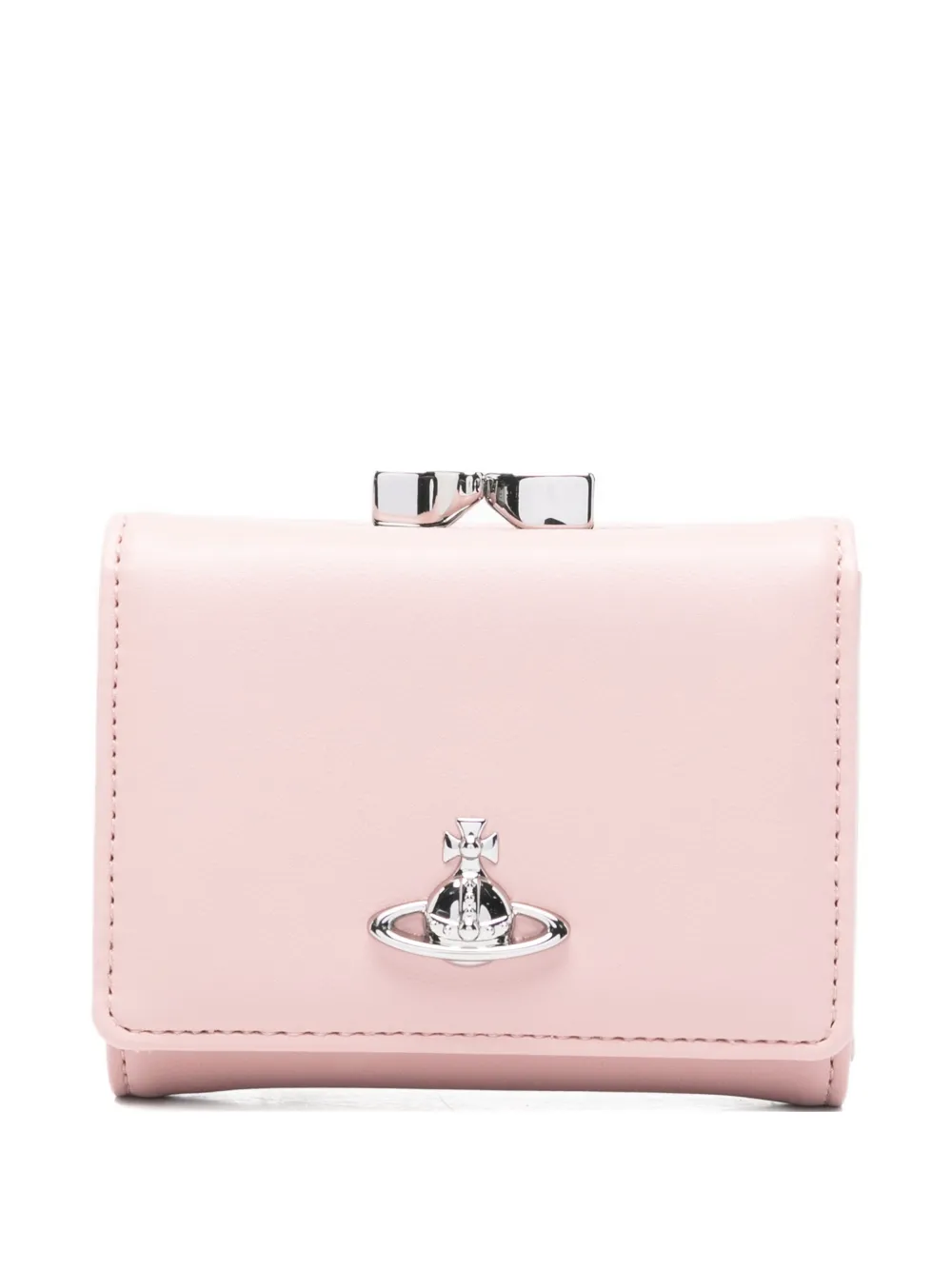 

Маленький кошелек с рамкой Vivienne Westwood, розовый