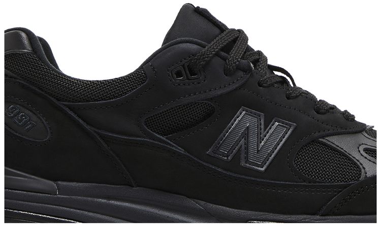Кроссовки New Balance Stone Island x 991v2 Made in England 'Ghost Pack - Black', черный — фото 2