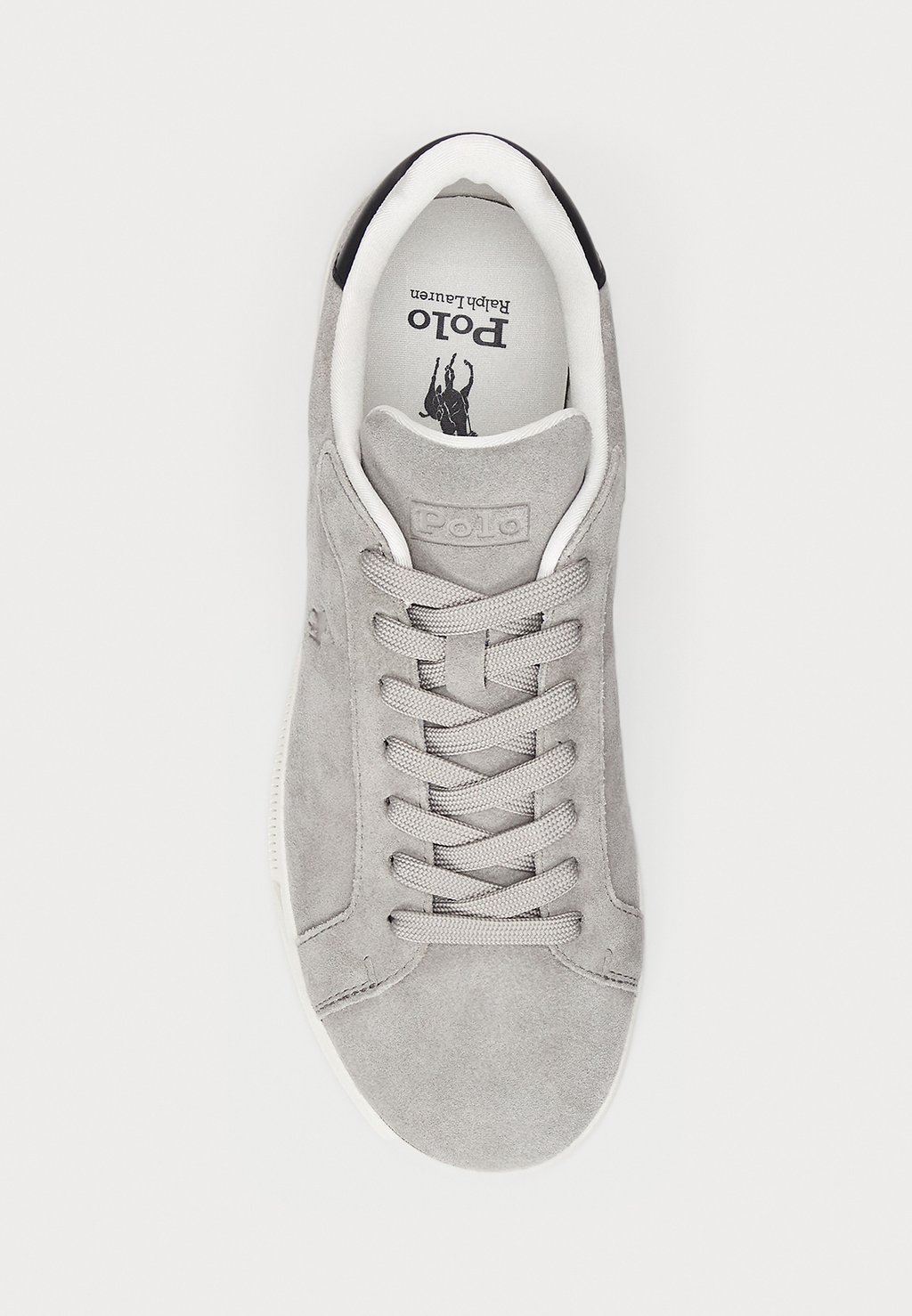 Кроссовки HERITAGE COURT II SUEDE SNEAKER UNISEX Polo Ralph Lauren, серый — фото 4