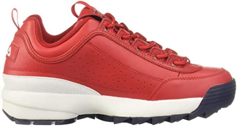 Мужские кроссовки Fila MbSneaker легкие повседневные, белый/красный/синий/темно-синий — фото 3